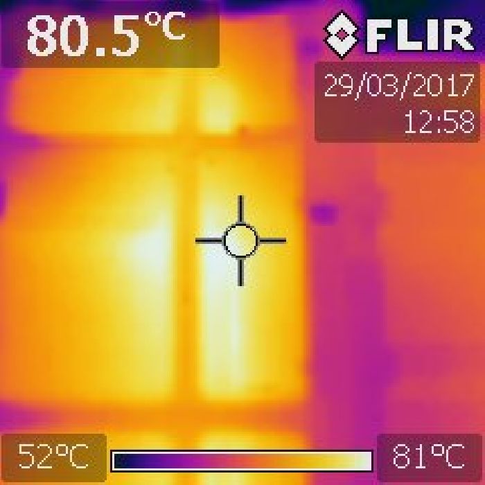 Inspeção termográfica em painéis elétricos