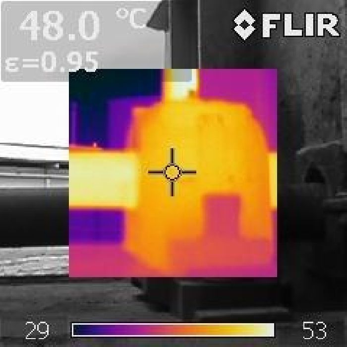 Termografia infravermelha industrial