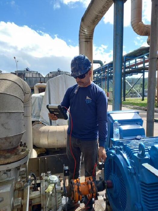 Alinhamento a Laser de Máquinas Rotativas